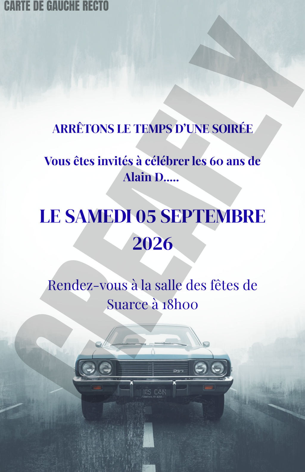 Carte gamme original