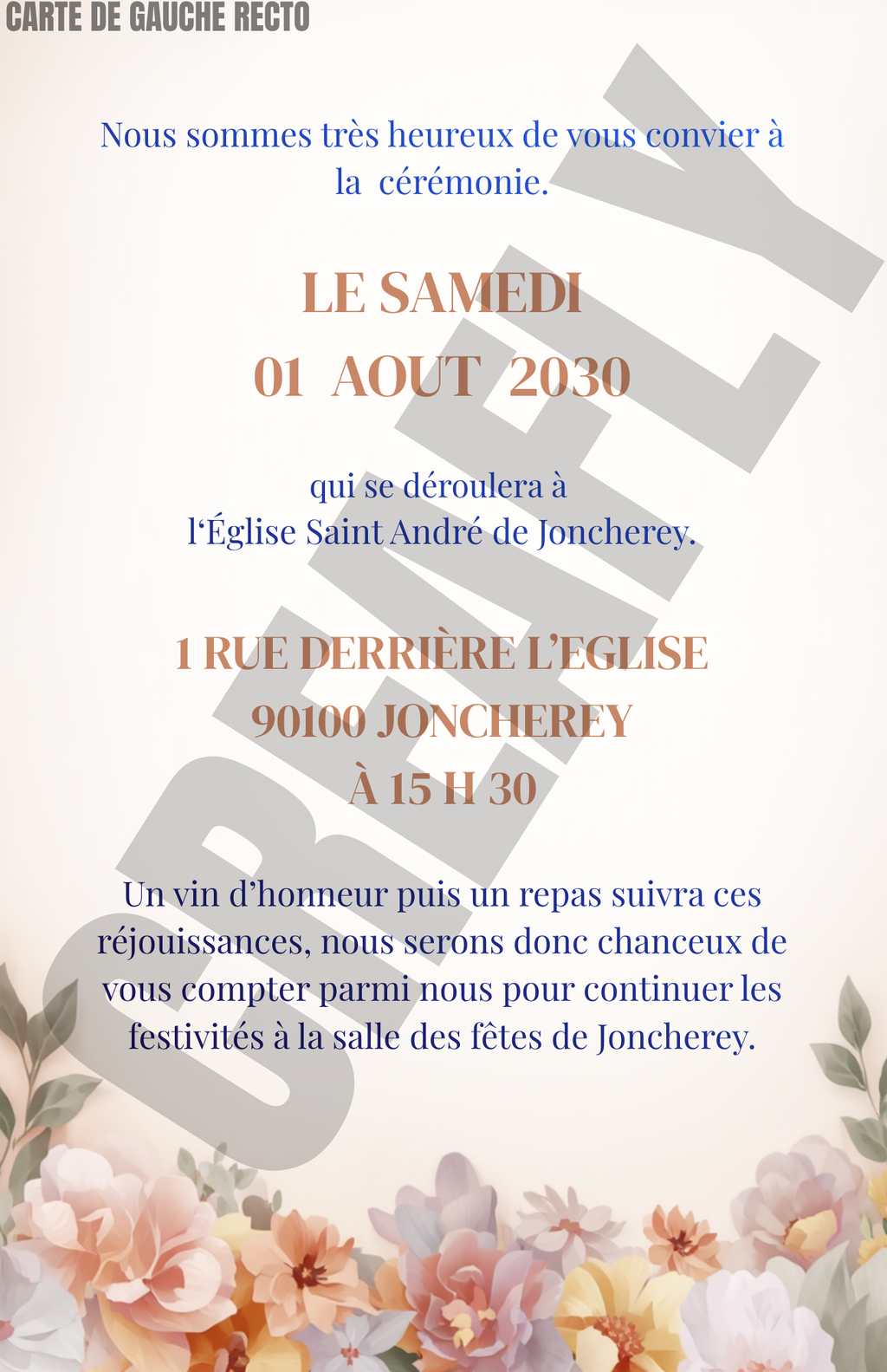 Carte gamme original